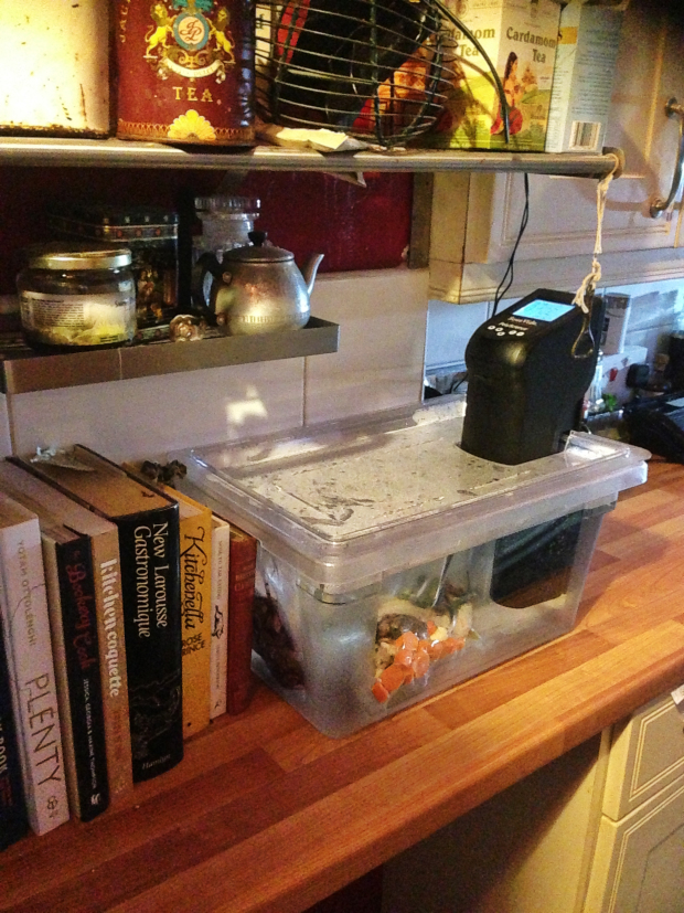 Like having a fish tank in the kitchen that's full of dinner rather than goldfish