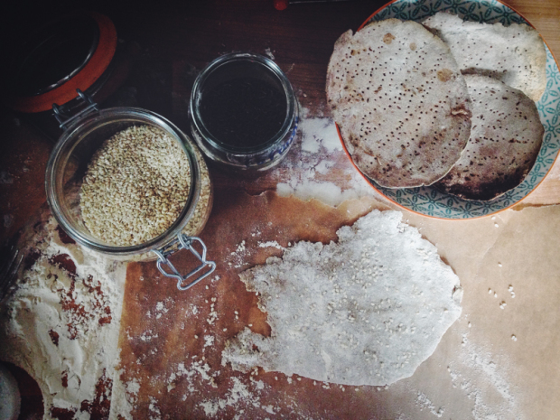 homemade rye crispbreads