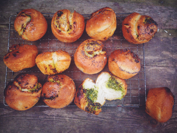 Crunchy on the outside and soft and pillowy on the inside